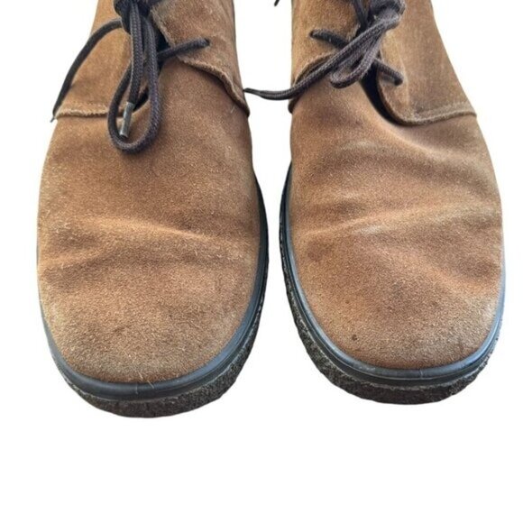ECCO Crepetray Brown Suede Lace Up Chukka Boots 200364 05283 US 9 - Picture 1 of 14